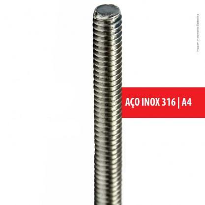 BARRA ROSCADA AÇO INOX – 1 M - 1